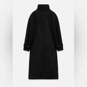 Zara Black Pea Coat